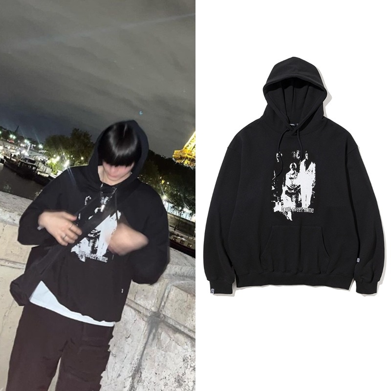 [ZB1 ソンハンビン着用] Sweet Home Pullover Hood Black/韓国アイドル