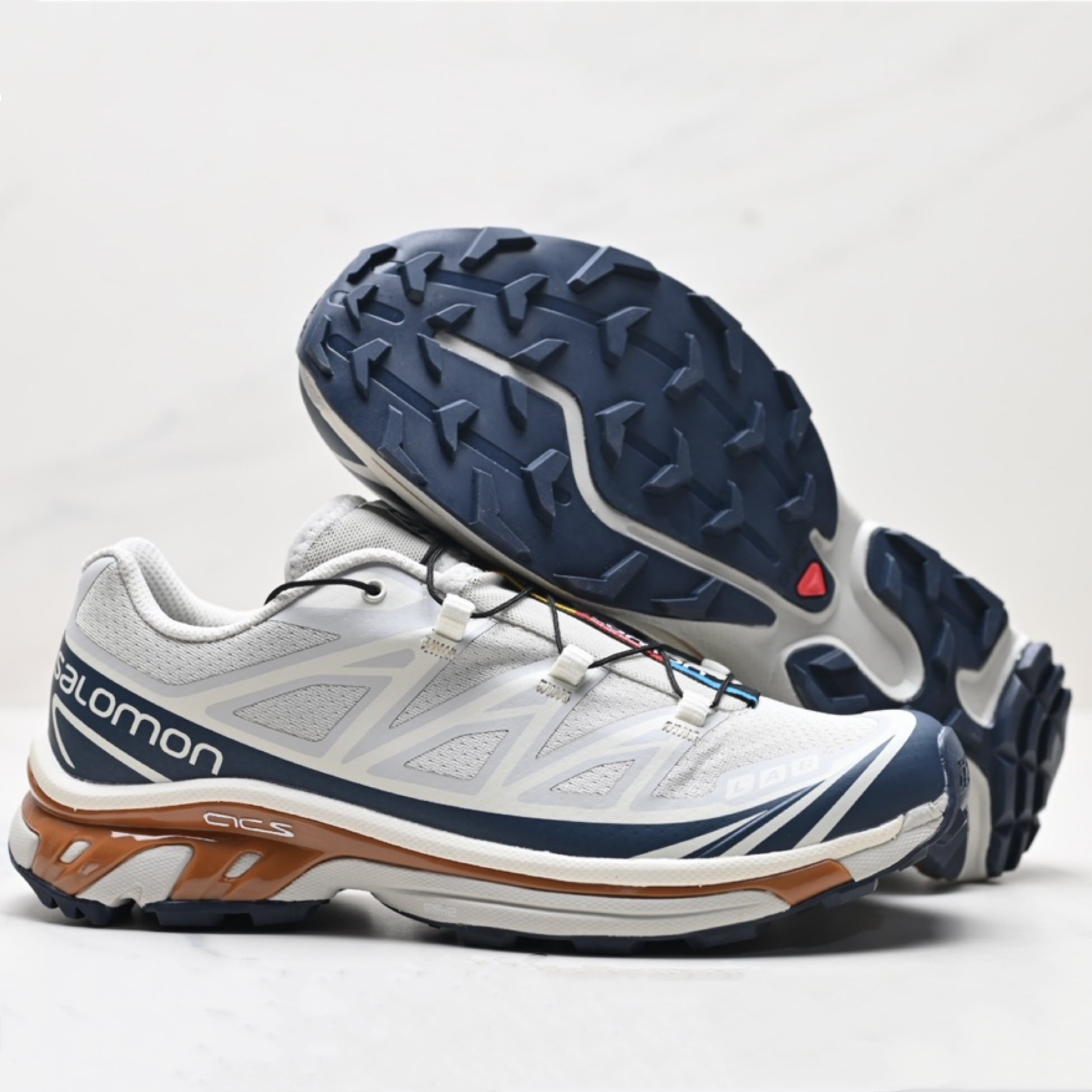 新品未使用 サロモン スニーカー XT-6 GTX メンズ ローカット シューズ 靴 ホワイト 男女通用 海外輸入