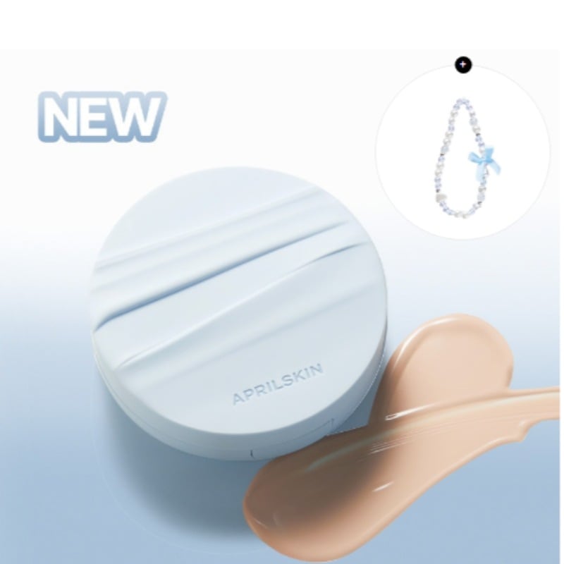 APRILSKIN[リボンキーリングおまけ] グローイングマットクッション（本品+リフィル)(NEW)