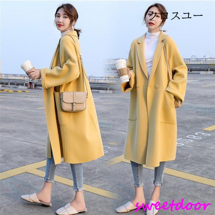 チェスターコート トレンチコート レディース 秋 冬 ロングコート アウター 大きいサイズ 着痩せ お洒落 上品 大人 無地 30代 40代 体型カバー 通勤 OL きれいめ