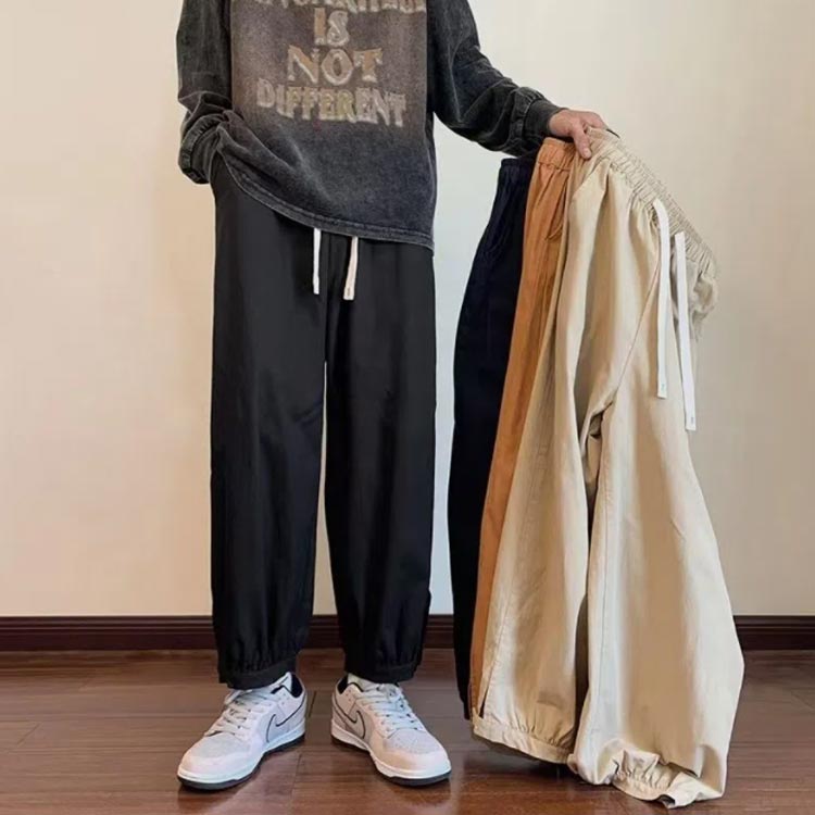 ロングパンツメンズチノパンツワイドパンツ無地パンツアラジンパンツオシャレ袴パンツズボンリラックスパンツカジュアルナチュラルベージュネイビーテーパード