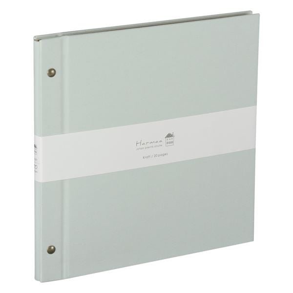 （まとめ） ハルマー フリーアルバム A-HRD-201-B ミントブルー(×3セット)