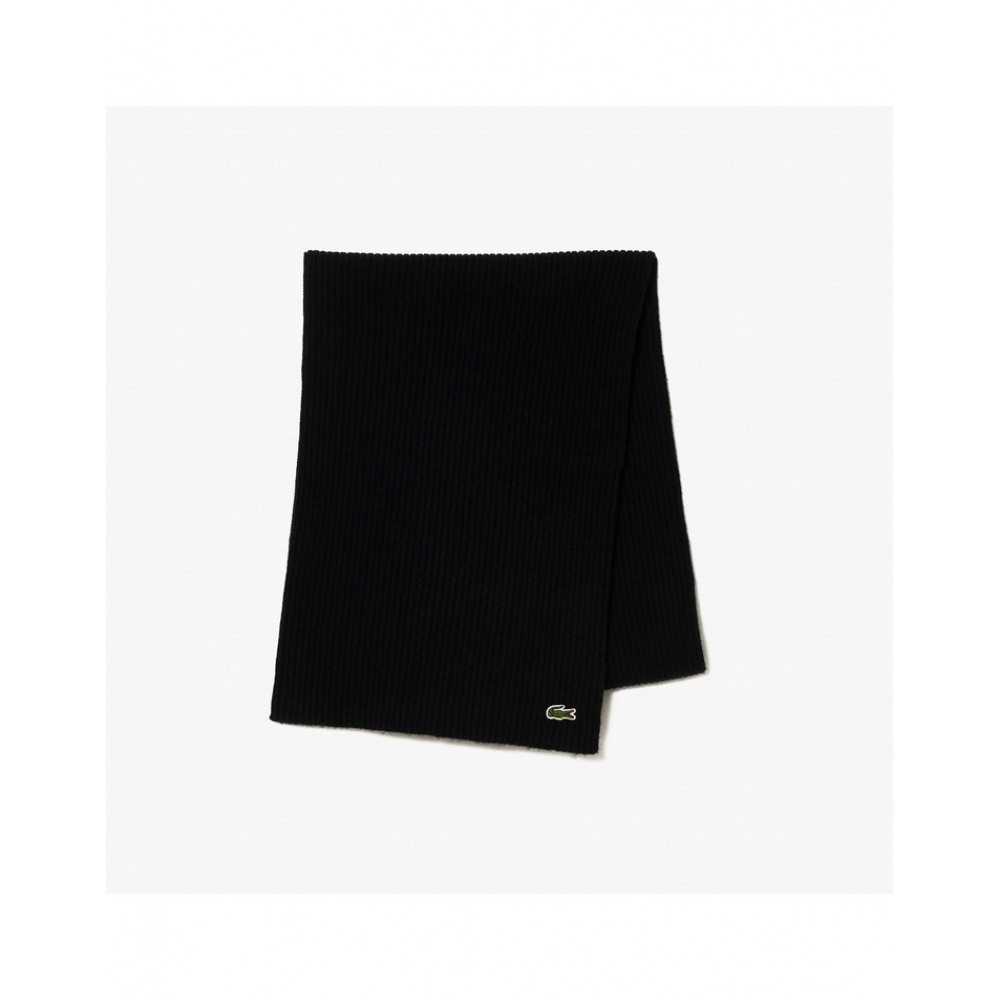 ラコステコモンウールリップティッシュマフラー RE0058-54N 031