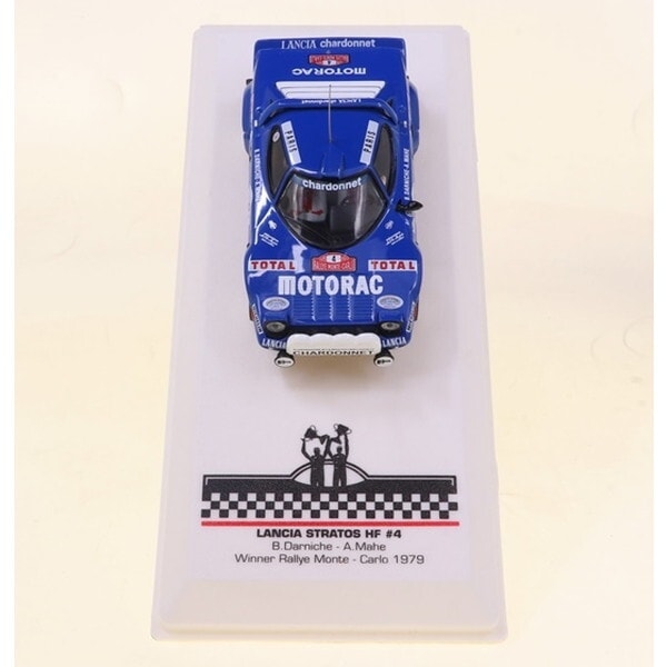 イクソモデル ランチア ストラトス HF 1979年モンテカルロラリー 優勝 #4 B.Darniche/A.Mahe フィギュア 1/43