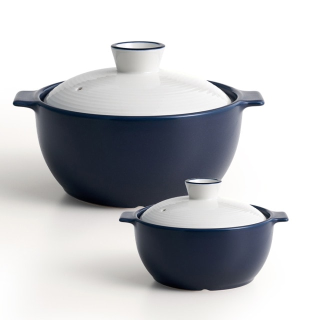 LIHAN リーハン アルムポッド 無亀裂 土鍋 2種 セット 18cm+12cm