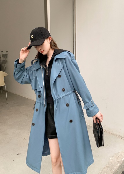 LIERKISS リエキス ウインドブレーカー気質ボタン巾着