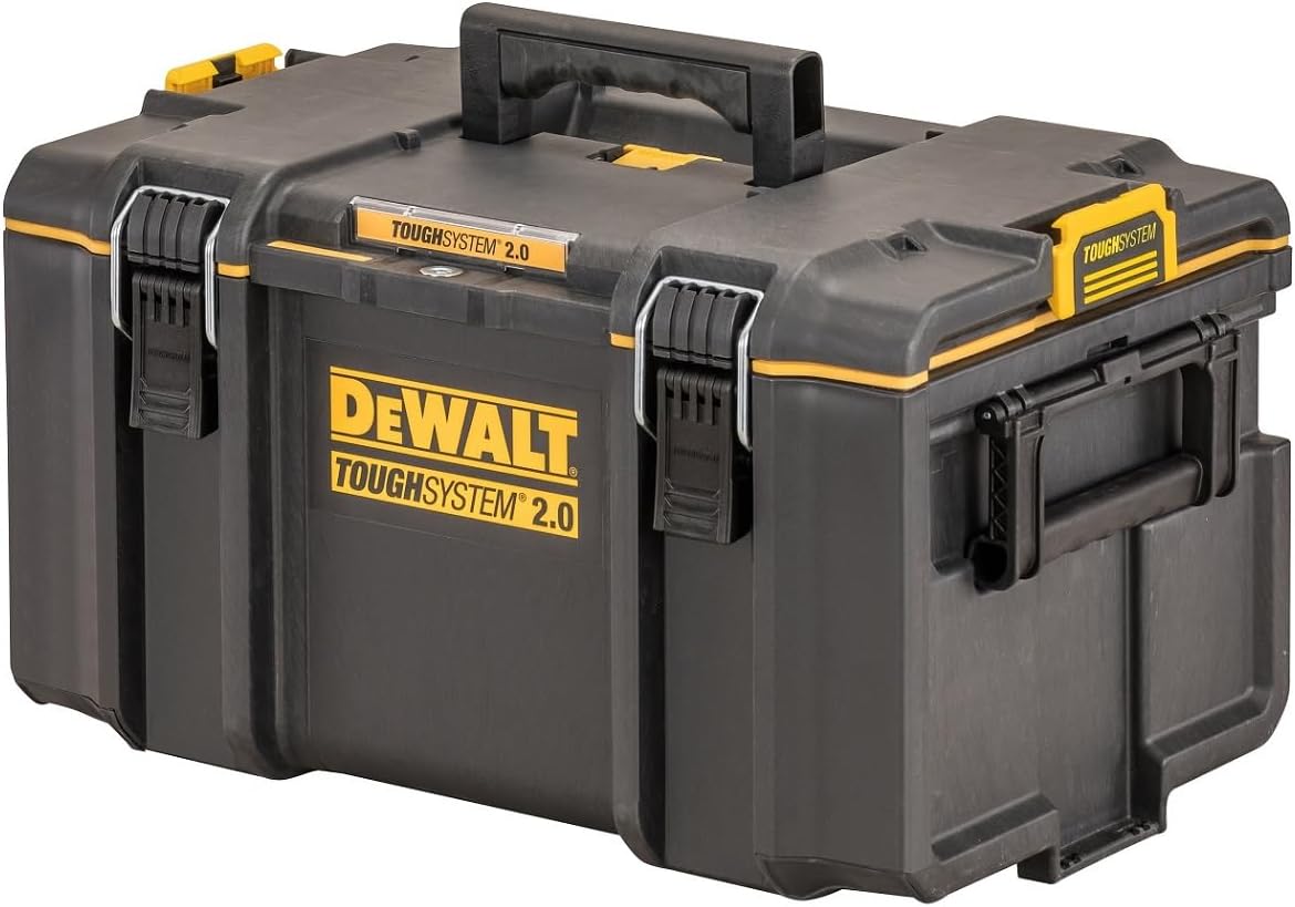 デウォルト(DEWALT) タフシステム2.0 システム収納BOX Mサイズ 工具箱 収納ケース ツール DS300 積み重ね収納 DWST83294-1