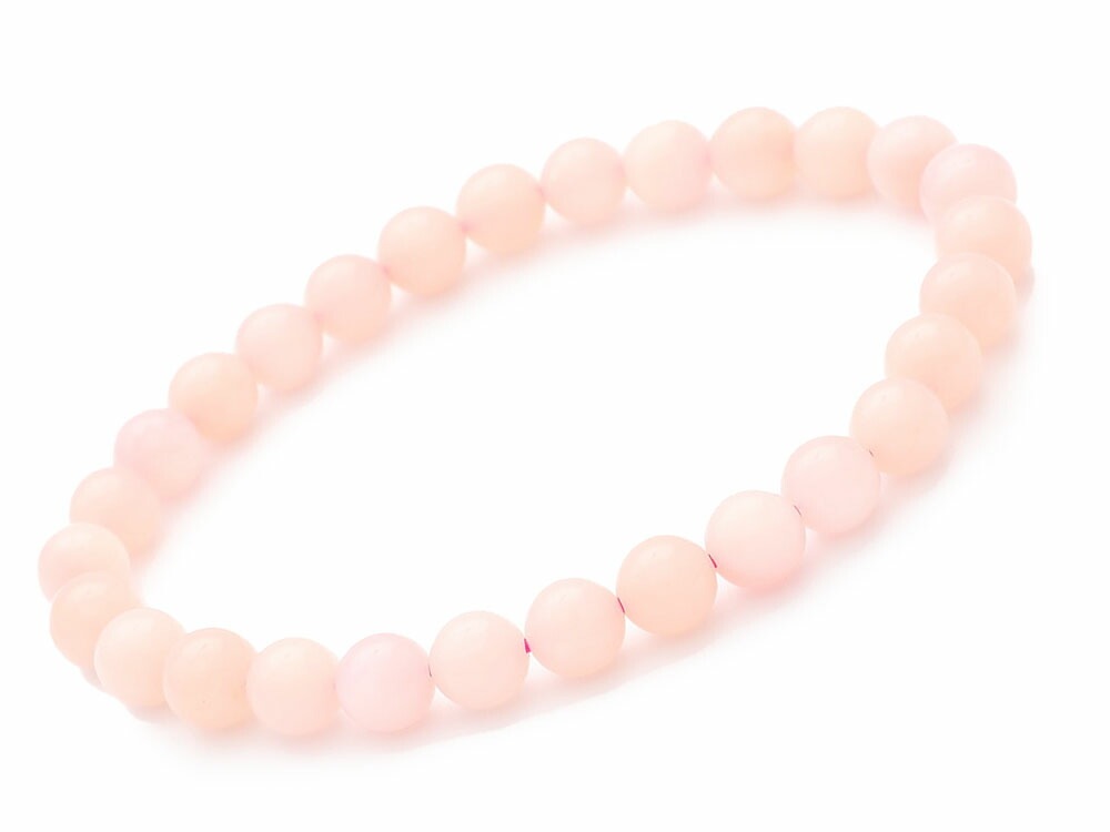 ピンクオパール ブレスレット 6mm パワーストーン ブレスレット レディース 天然石 数珠 アクセサリー レディースブレスレット パワーストーンブレスレット 天然石ブレスレット 女性用 オパール 1