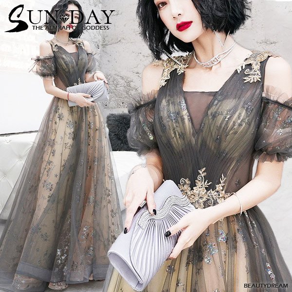 2021春パーティードレス 姫系 セクシーV襟 花嫁ロングドレス お呼ばれ 結婚式 誕生日 ロング丈