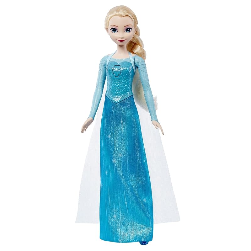 マテル アナと雪の女王（Disney Frozen) エルサ(うたってたのしい! ドール) レット・イット・ゴー ～ありのままで～ を 30秒間 歌う【 着せ替え人形 ・ ドール 】 【3才~】 HW