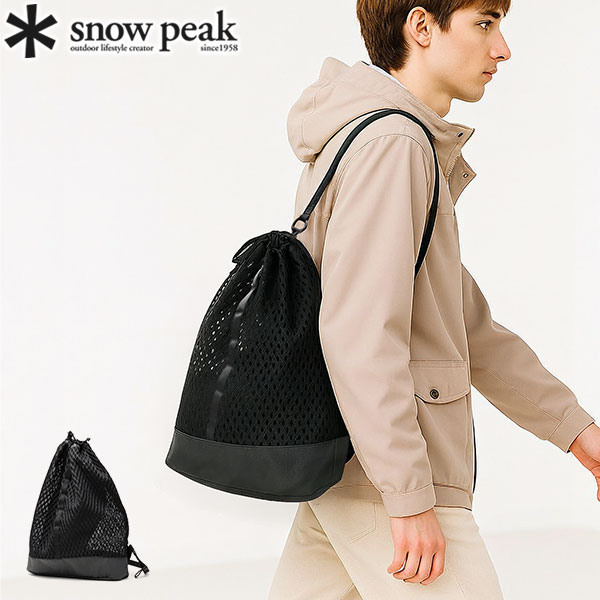 ショルダーバッグ メンズ レディース ブランド ワンショルダー 巾着 ダブルメッシュA4 17L Double Face Mesh Shoulder Bag AC-25SU408