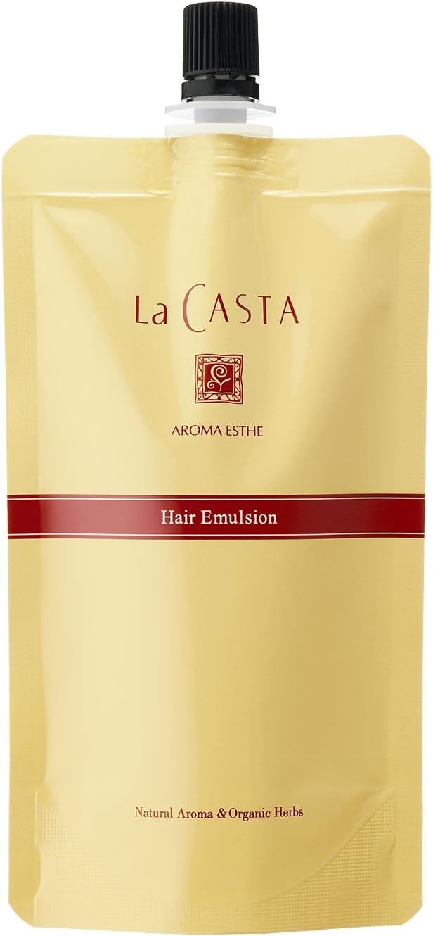La CASTA ラ・カスタ アロマエステ ヘアエマルジョン 洗い流さない トリートメント オーガニック植物成分 精油 配合 リフィル