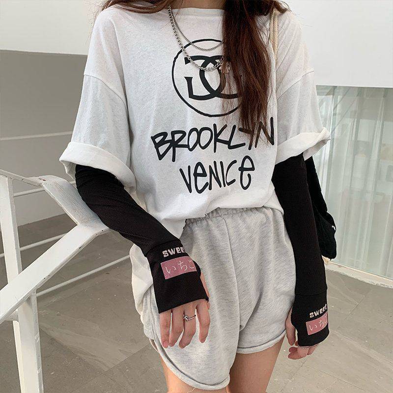 【20点セット】メガ割学生日系氷糸袖女日焼け止め手袖女袖カバー腕長薄手手袋紫外線防止運転値下げセール