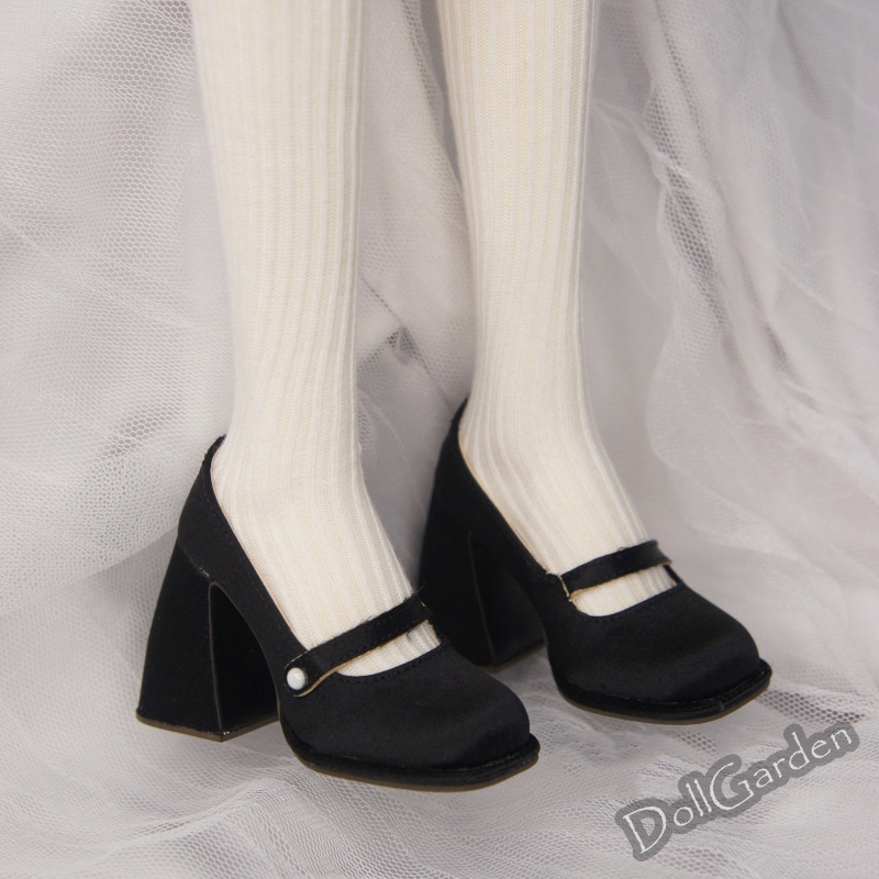 BJDドールシューズ 人形靴 ハイヒール 黒 白 ピンク メリージェーン 1/3ドール靴 SD16/SD10/SD13/IPLE HOUSE YID女サイズ球体関節人形用