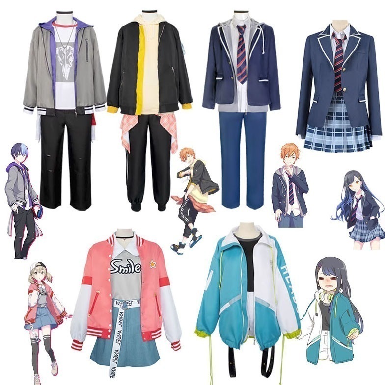 【全シリーズ発売中】 【値引き中】ハ 文化祭 コスプレ服 コスチューム ステージ服 コスプレ衣装 コスプレ 衣装 制服 小豆沢こはね 青柳冬弥 東雲彰人制服 草薙寧々制服 杏制服 白石 プロセカ