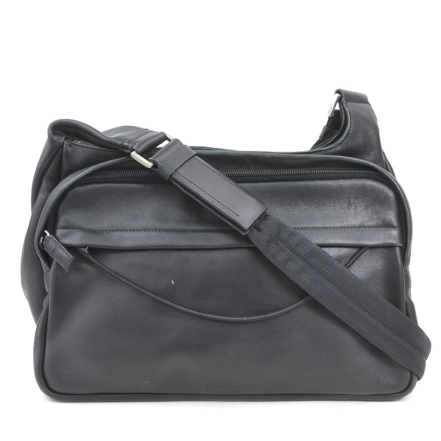 プラダ PRADA ショルダーバッグ ナイロン ブラック ユニセックス h31340k
