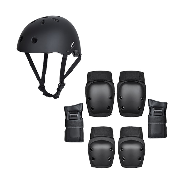 MFヘルメット＆プロテクターセット（キッズ用） MF-KIDSSET01-BK
