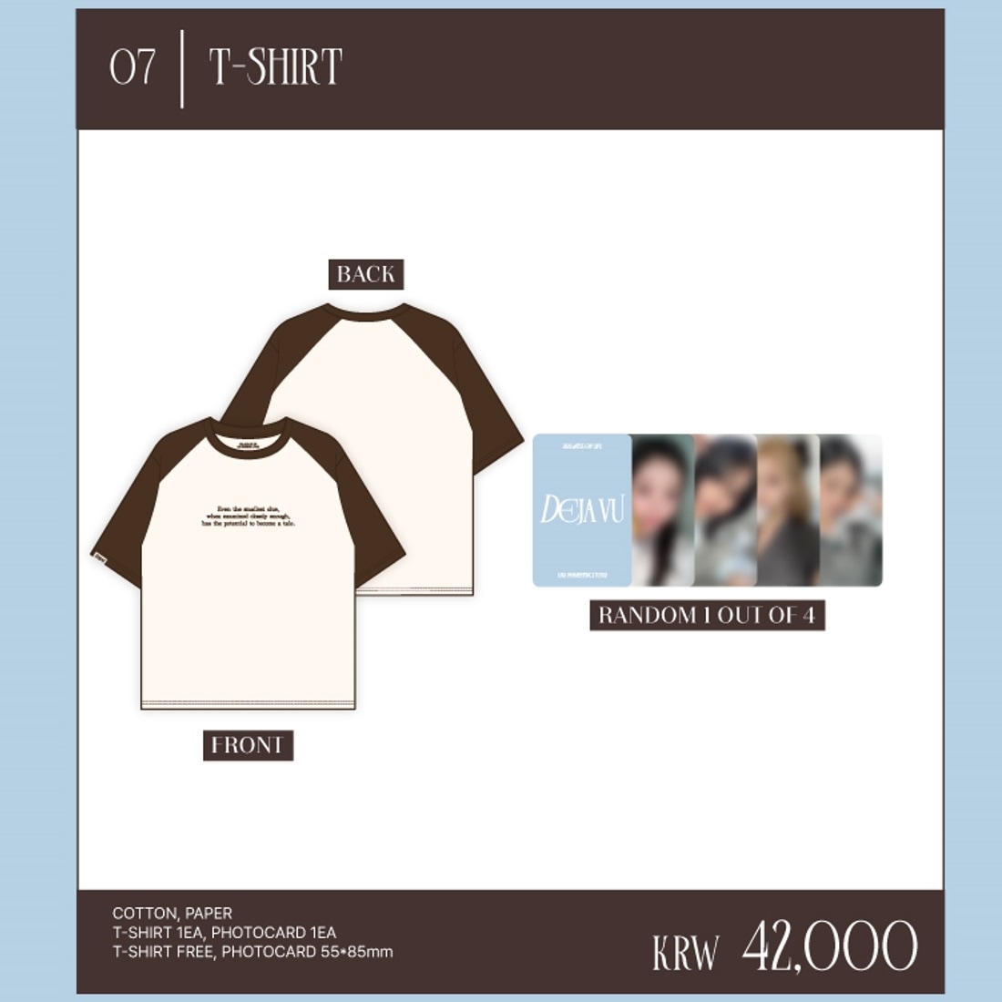 [公式] 2026 KISS OF LIFE ASIA FANMEETING TOUR [DEJA VU] IN SEOUL MD : T-SHIRT