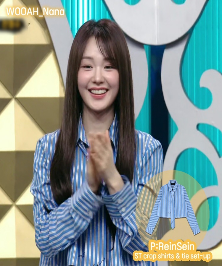 YENA, IZNA, NANA 着用 ST 넥타이 세트 크롭 셔츠 12,420円