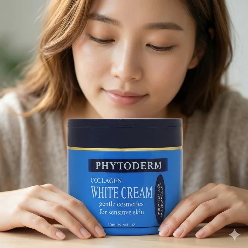 【コラーゲン配合】ピトダム コラーゲンホワイトクリーム 300ml クリーム コラーゲン 透明感 整肌