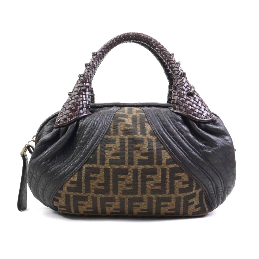 フェンディ FENDI ハンドバッグ ズッカ スパイバッグ キャンバス/レザー ブラウン ゴールド レディース 2384-8BL078 e60832k 43,420円