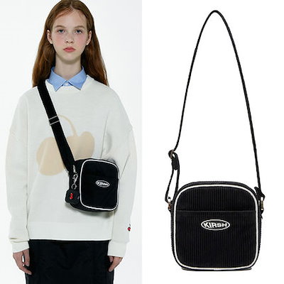 [KIRSH] POCKET SIGNATURE MINI BAG★ショルダーバッグ ポケットシグネチャーミニクロスバッグ【ブラック】