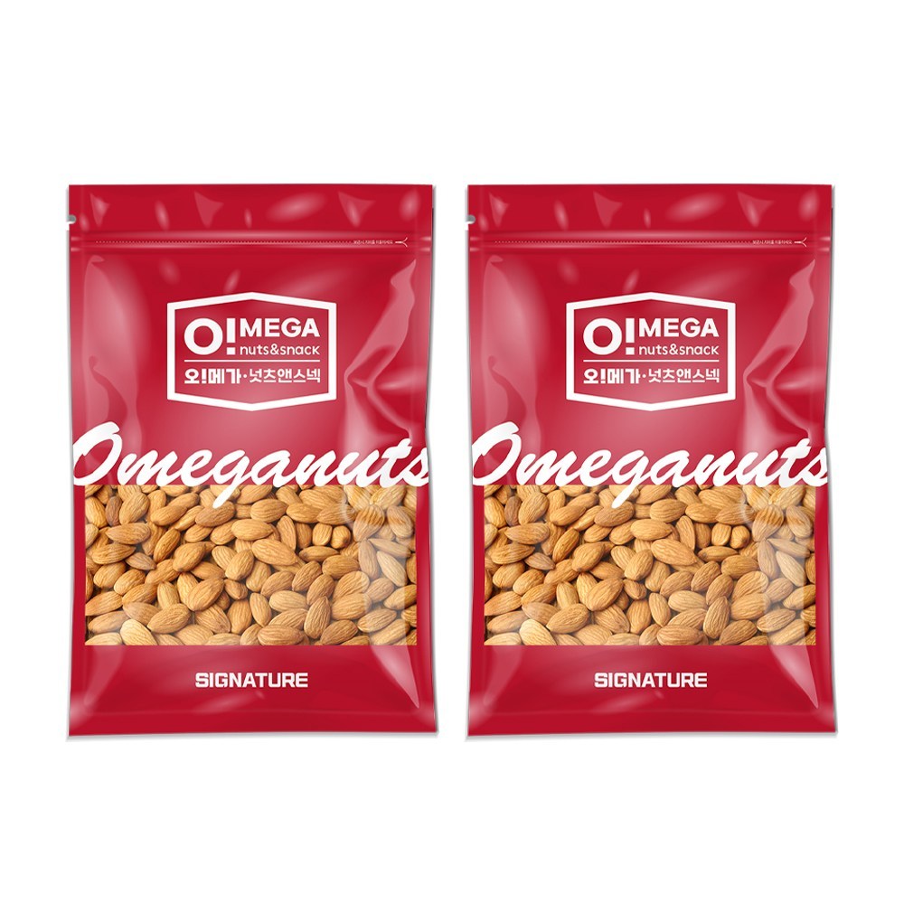 オメガナッツ生アーモンド1KG+1kg
