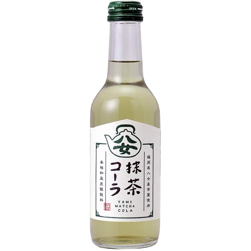 友桝飲料 八女抹茶コーラ 245ml×24本