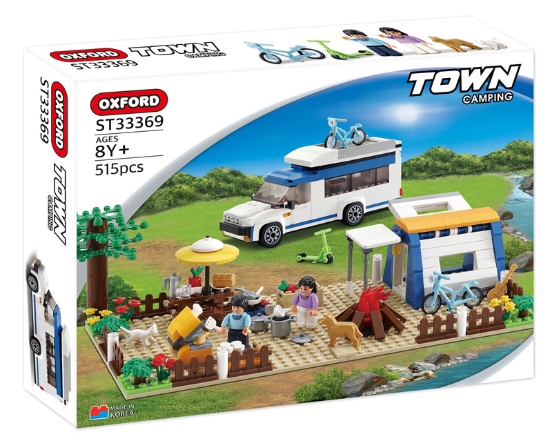 オックスフォードタウンキャンプブロックグランピング家族のおもちゃST33369