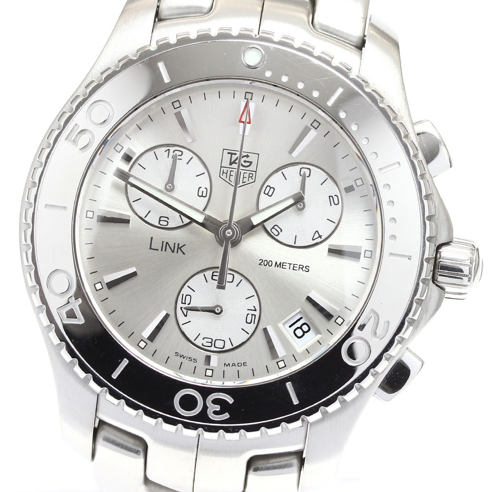 タグホイヤー TAG HEUER CJ1111 リンク クロノグラフ クォーツ メンズ _911598【中古】
