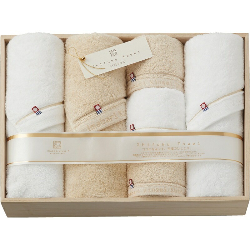 （ギフト）今治謹製 至福タオル バスタオル3P&フェイスタオル3P 12,705円