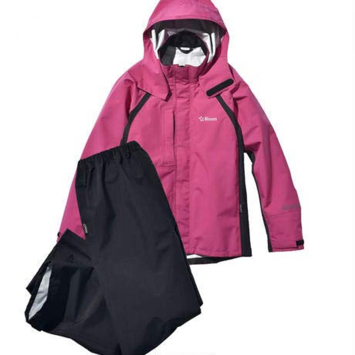 Bloom ブルーム ウェア マゼンタ Sサイズ 上下セット ゴアテックス 67610 田中産業株式会社 防水 防風 作業着 フィールドウェア アウトドア