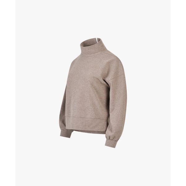 女性ウールライクハーフネックTシャツSPJWCNRL356WDBR 660045