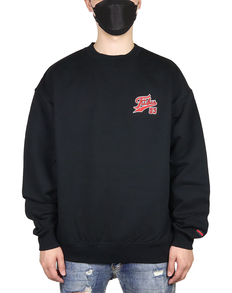 FUBU トレーナー スウェット 厚手 ヘビーウエイト メンズ レディース ブランド 大きいサイズ おしゃれ ストリート 黒 ビッグシルエット
