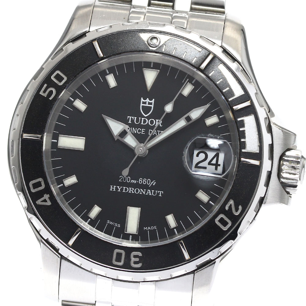 チュードル TUDOR 89190 プリンスデイト ハイドロノート 自動巻き メンズ 保証書付き_891657【中古】