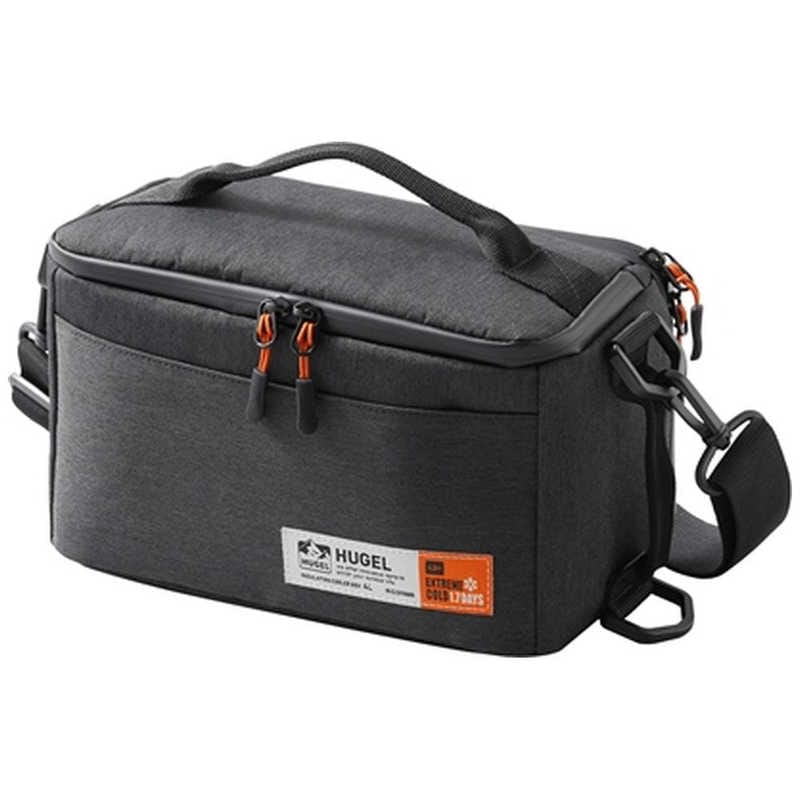 アイリスオーヤマ　IRIS OHYAMA　HUGEL 2wayエアロゲルソフトクーラーボックス 4L チャコールグレー　AGSC-4C2