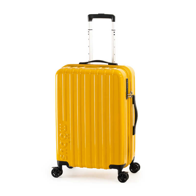 MOBUS　スーツケース ジッパータイプ 宿泊目安：4～6日間 051L 拡張機能搭載 フットストッパータイプ USB充電ポート付属 mobus マスタード　MBC-1912-22W
