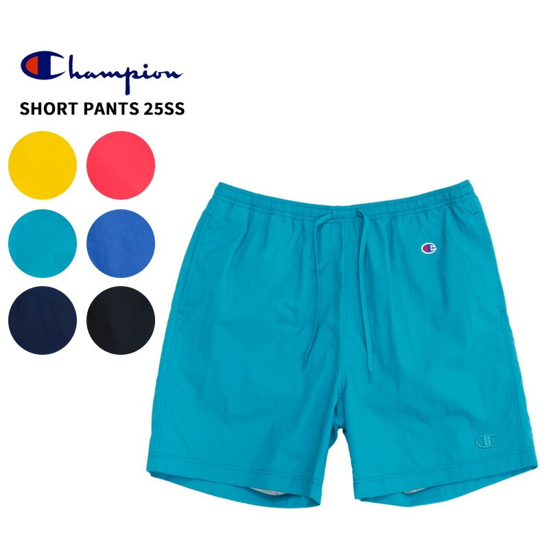 チャンピオン メンズ ショートパンツ ショーツ 25SS アクションスタイル パンツ ボトムス ハーフパンツ 短パン M L XL ポリエステル ナイロン C3-B508 6,300円