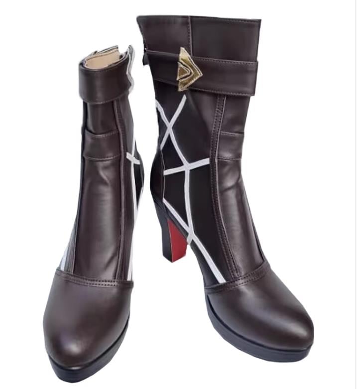 カフカ コスプレ靴 カフカ 崩壊：スターレイル ブーツ 下駄 シューズ 長靴 コスプレ クリスマス ハロウィン