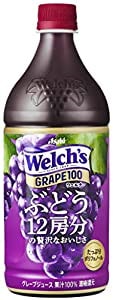 アサヒ飲料 Welchs(ウェルチ) グレープ100 800g8本