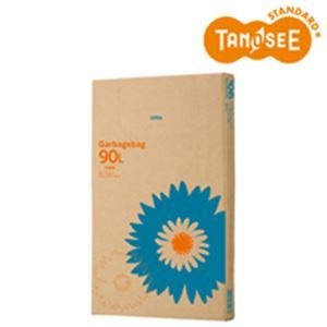 （まとめ）TANOSEE ゴミ袋 半透明 90L 110枚入x3箱