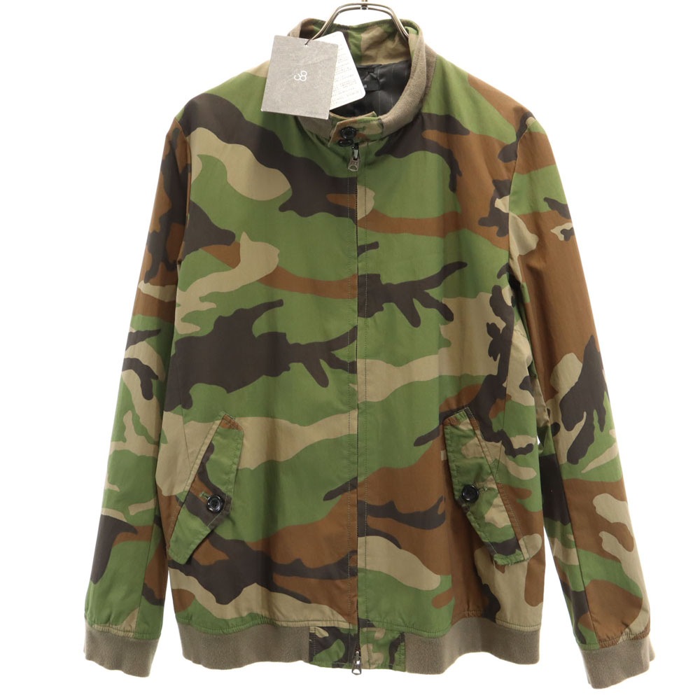 未使用 カモフラ柄 スイングトップ L カーキ ブルゾン ジャケット 迷彩 メンズ