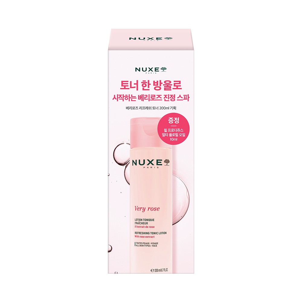 ベリーローズ リフレッシュ トナー 200ml＋マルチ フローラル オイル10ml
