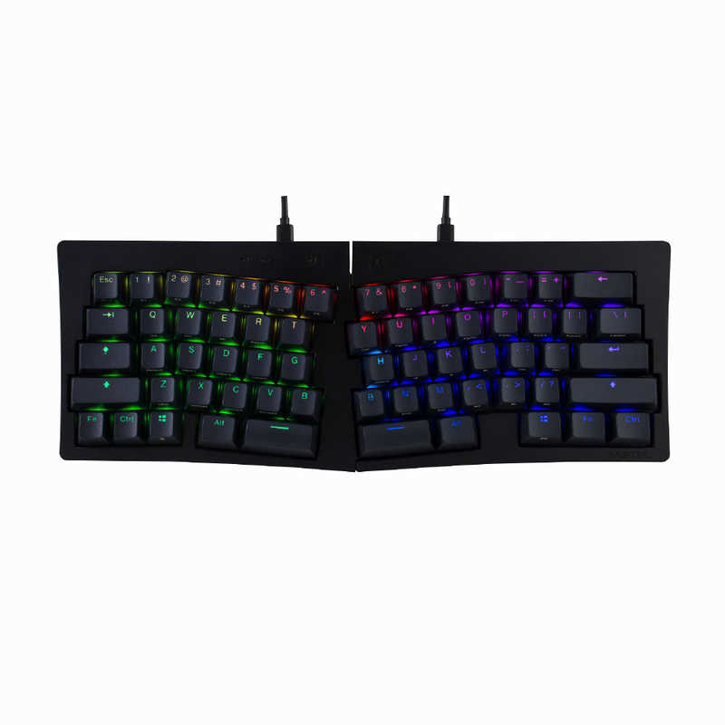 MISTEL　キーボード 分離型 Barocco MD600 Alpha RGB BT (英語配列) ［有線・ワイヤレス/Bluetooth・USB］ ブラック　ML-MD600ABT-U-SV/BK