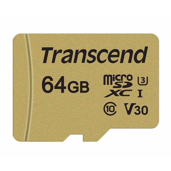 メール便無料】 microSDXC 64GB TS64GUSD500S U3 UHS-I SDカード - flaviogimenis.com.br