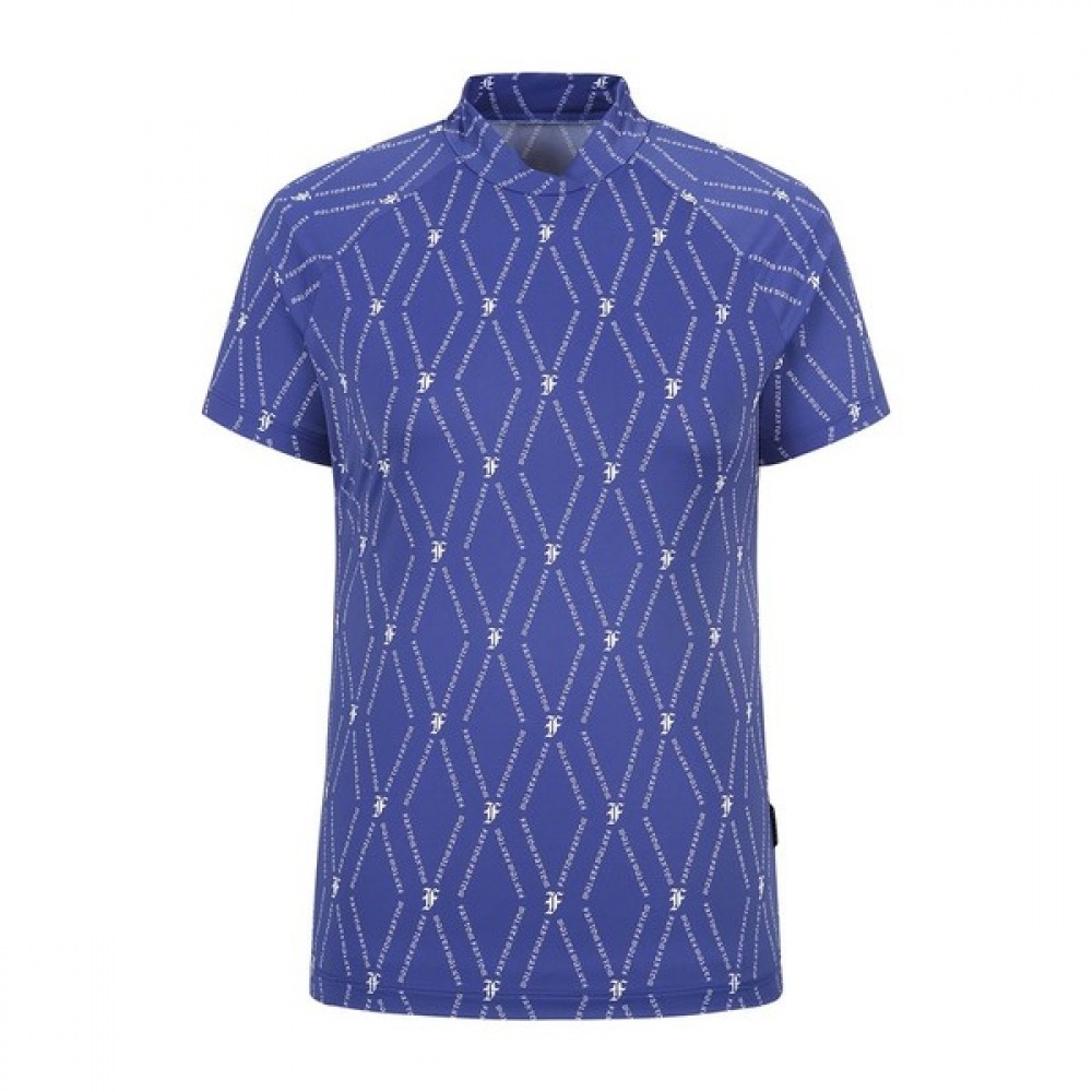 [Phantom] レディースロゴ柄モック半袖インナーTシャツ