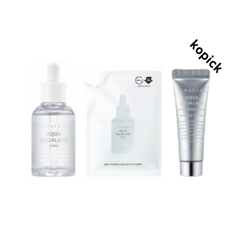 アクアスクワランセラム 50ml + 贈呈 リフィル50ml + 水分クリーム10ml