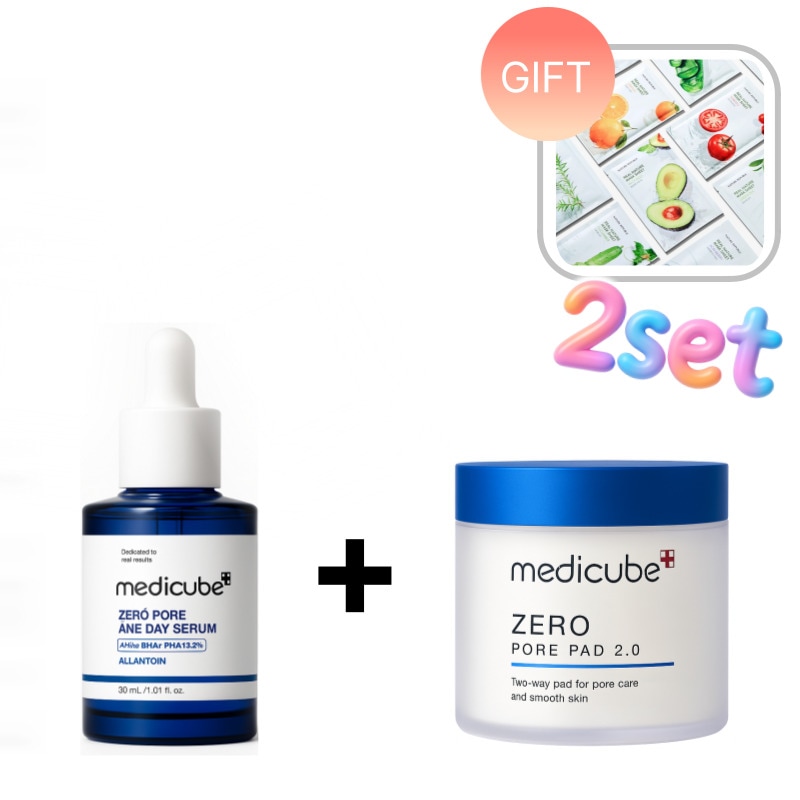 ゼロ毛穴ワンデーセラム 30ml + ゼロ毛穴ピーリングパッド2.0 70枚 毛穴ケア.角質ケア.ブラックヘッド.皮脂コントロール.テカリ対策.拭き取りパッド.敏感肌OK.韓国コスメ.毎日使える.Qo