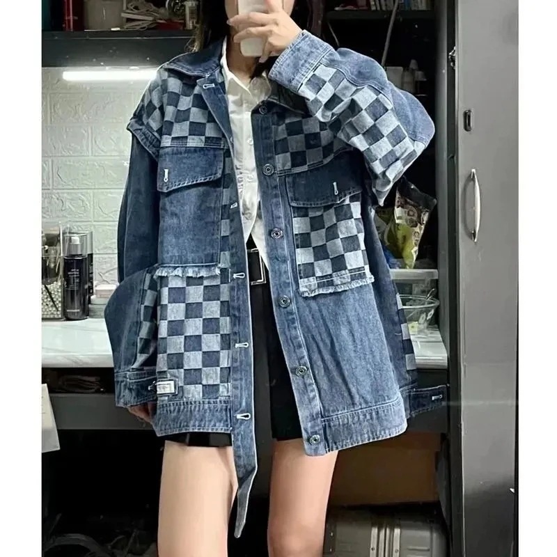 出血大サービス 新商品流行韓りおしゃれカジュアルジャケットレディース高級感百掛デニムの羽織レトロアウター