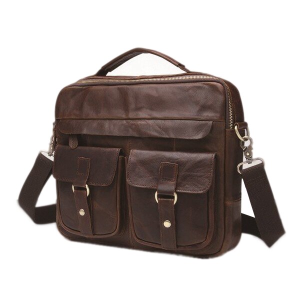 ショルダーバッグ ビジネス 牛革 斜め掛け 男女兼用 軽量 レザー 大きめ 2way 本革